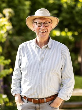 Jan Eskildsen im Garten